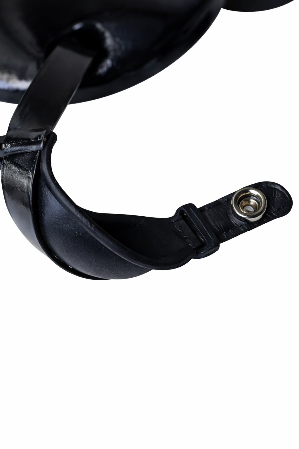 Black Vinyl Adjustable Wrestling Headgear