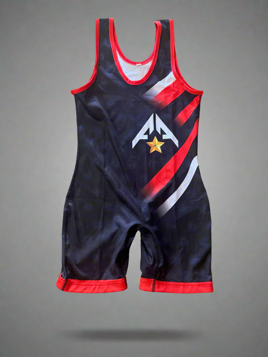 Anabolic Army Wrestling Singlet - Red White Blue | Pre Order Folkstyle Freestyle Greco | Limited Edition