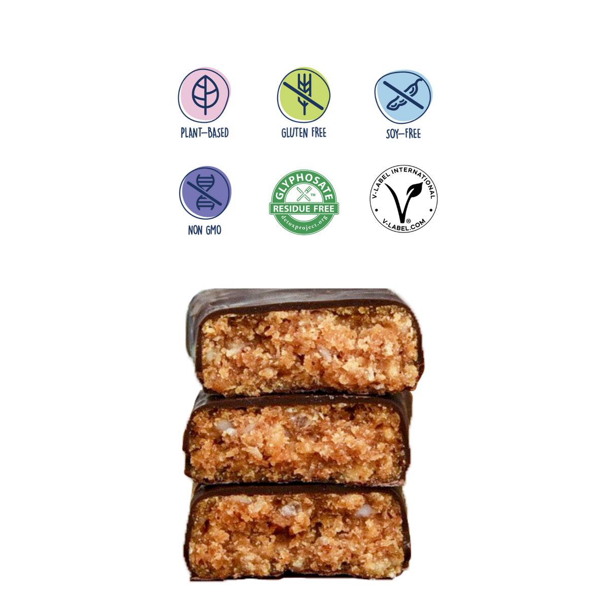 Dark Chocolate Coconut Nutrition Bars Pack of 12