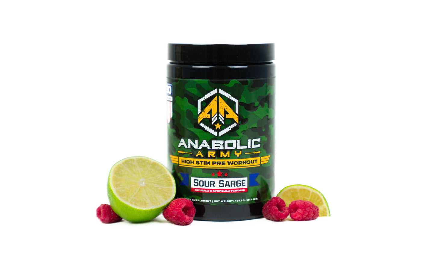 Anabolic Army Pre-Workout (Raspberry Limeade)