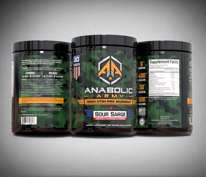 Anabolic Army Pre-Workout (Raspberry Limeade)