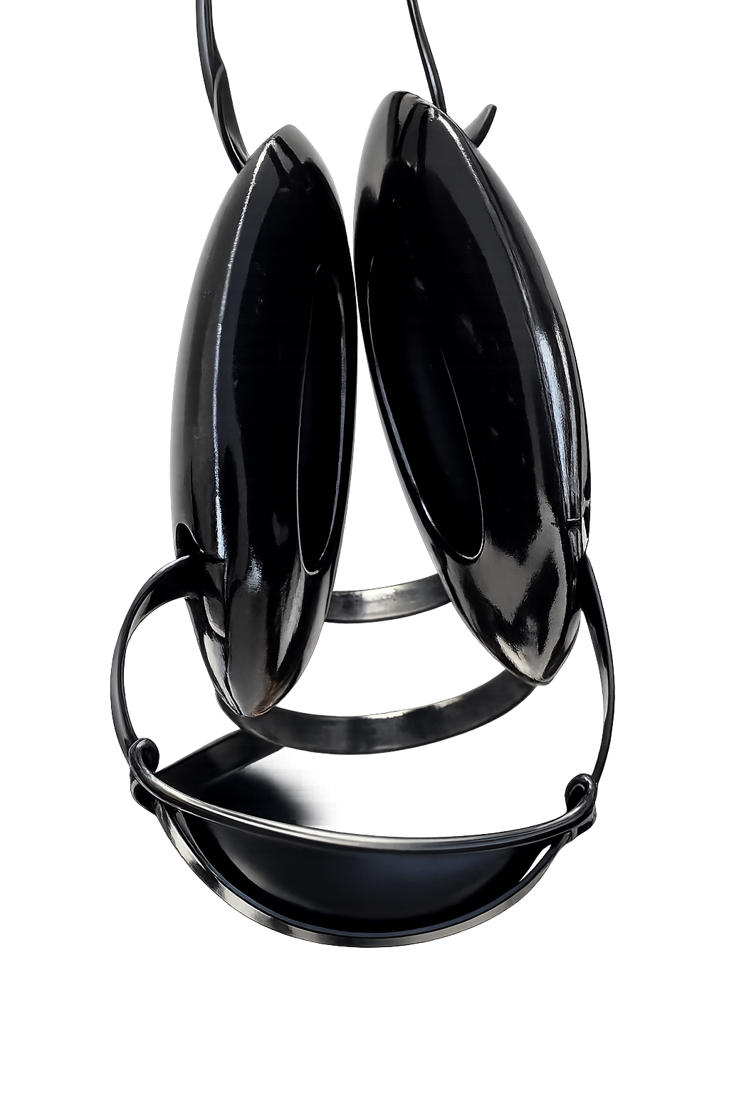 Black Vinyl Adjustable Wrestling Headgear