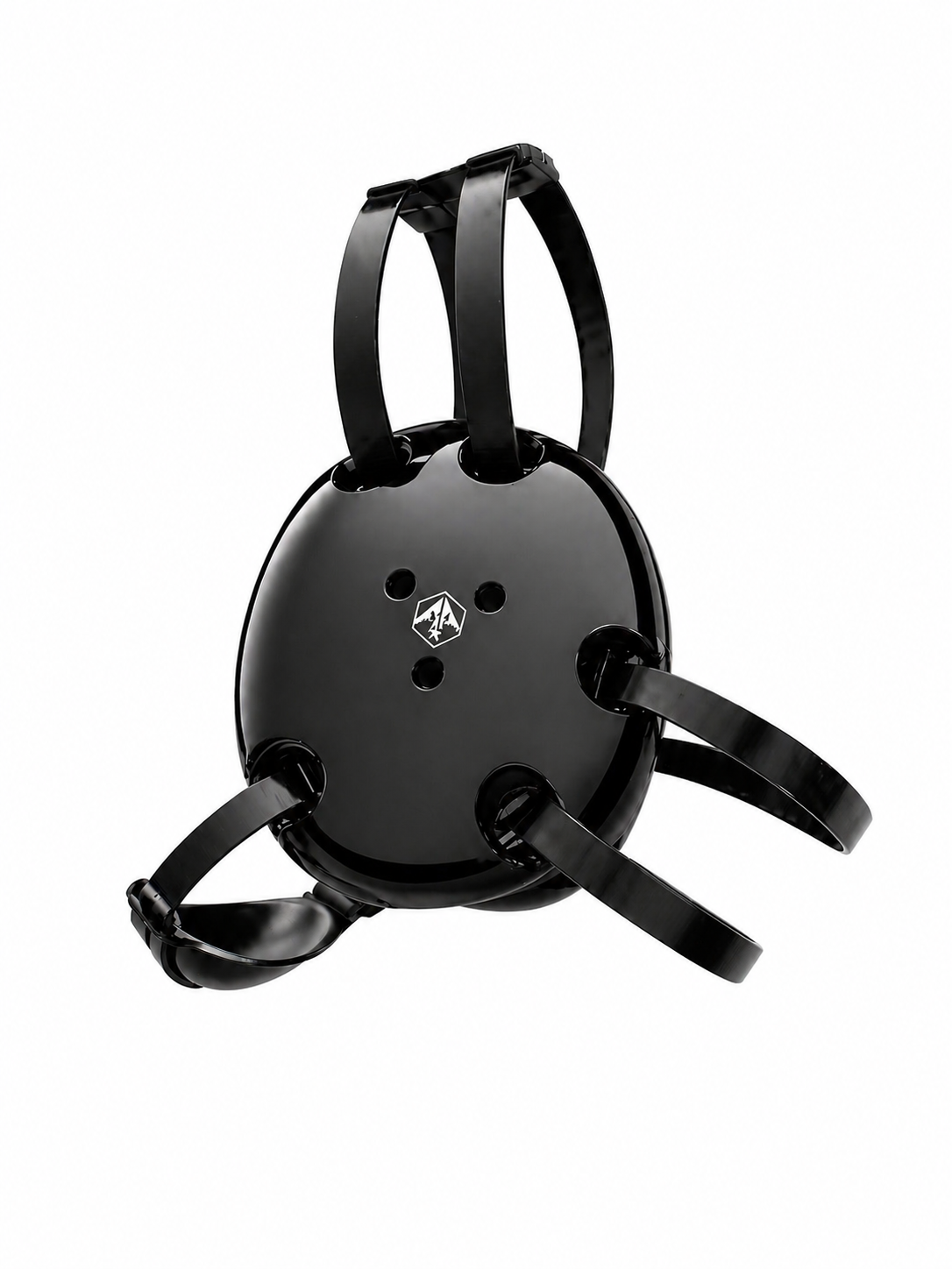 Black Vinyl Adjustable Wrestling Headgear