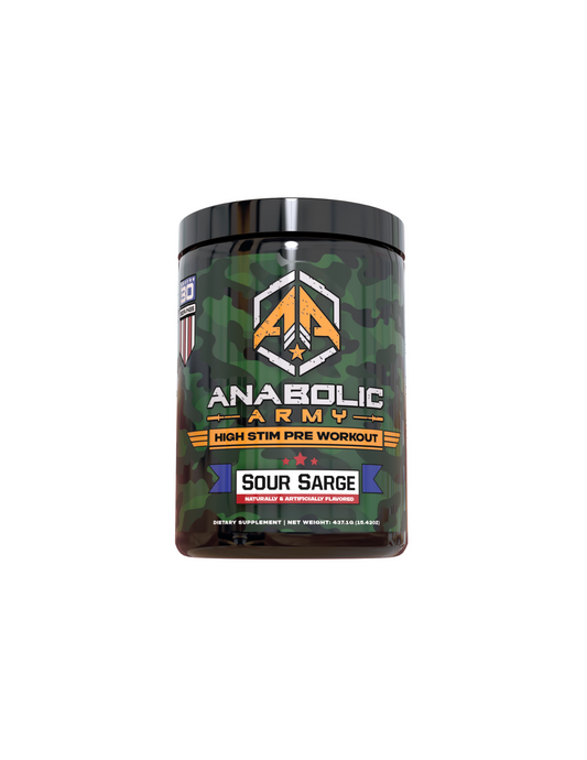 Anabolic Army "Sour Sarge" Pre-Workout (Raspberry Limeade)