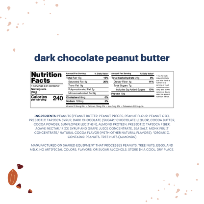 Dark Chocolate Peanut Butter Nutrition Bars